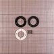 Bride + joints + vis Easy-line - BLANC