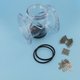 Vase transparent sans filetage Systeme 7