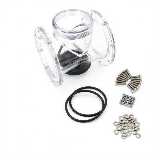 Vase transparent sans filetage Systeme 7