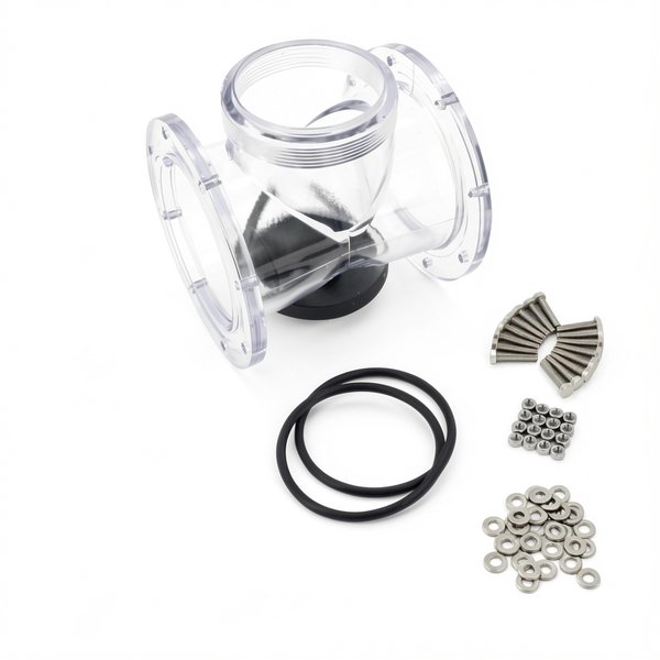 Vase transparent sans filetage Systeme 7