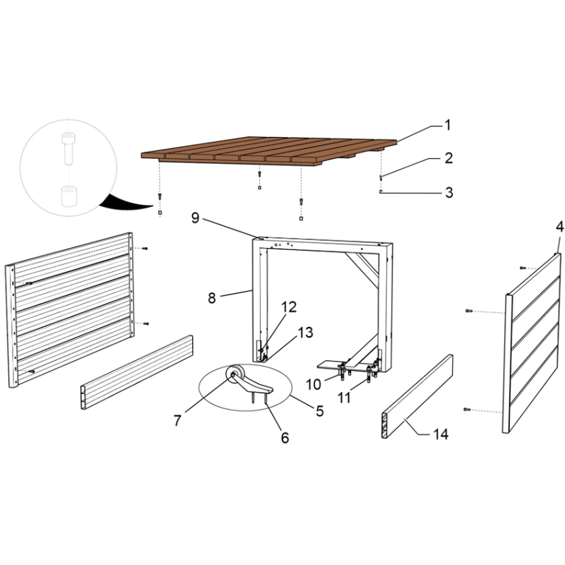 Module de banc intermédiaire ZEN'IT