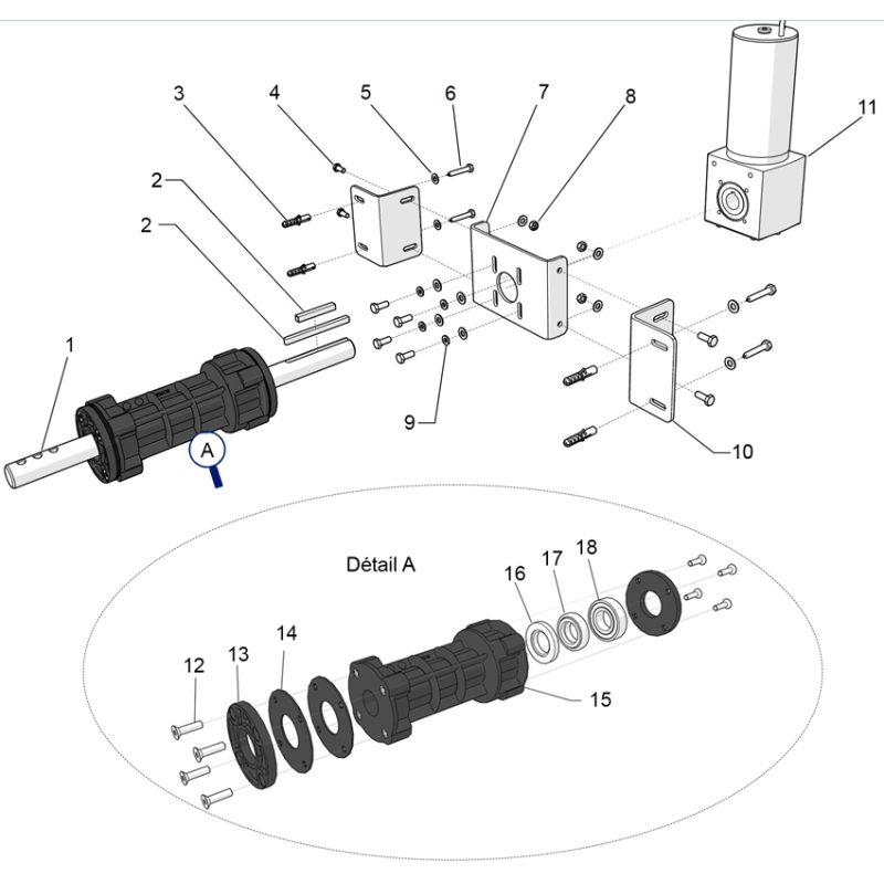 Moteur UNICUM fosse sèche