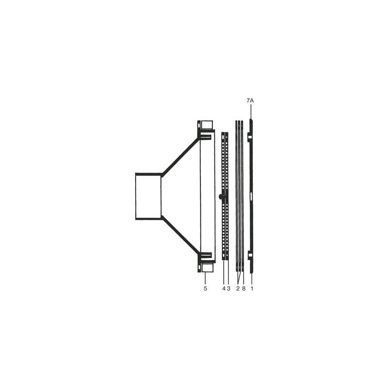 Buse COFIES Réglable béton-liner Ø90mm