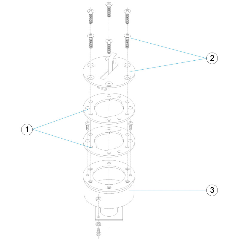 Fixation de lignes de nage LINER