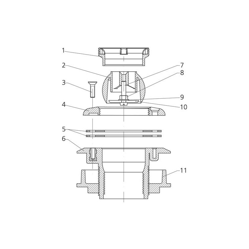 Buse de Refoulement 1''1-2 - 2'' Liner - Préfa.