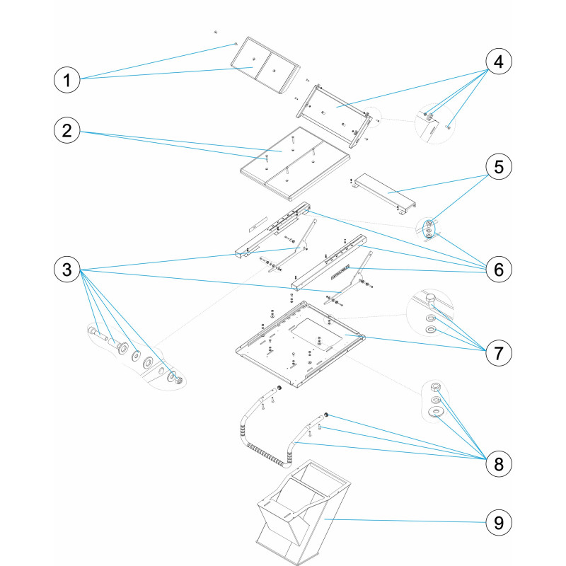 Plot avec support réglable