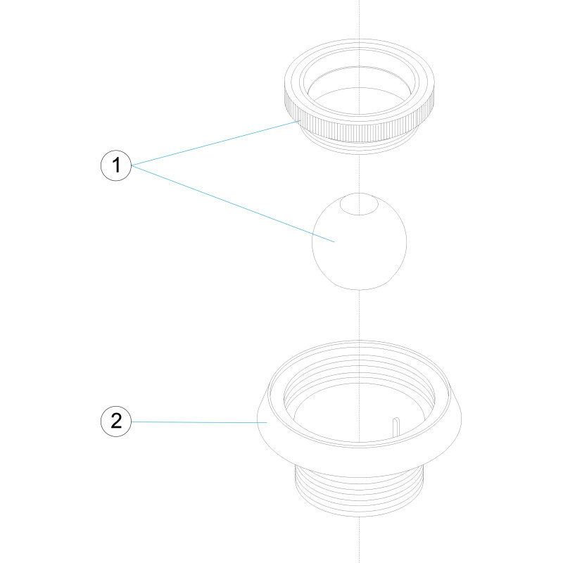 Buse de refoulement orientable 1 1/2"
