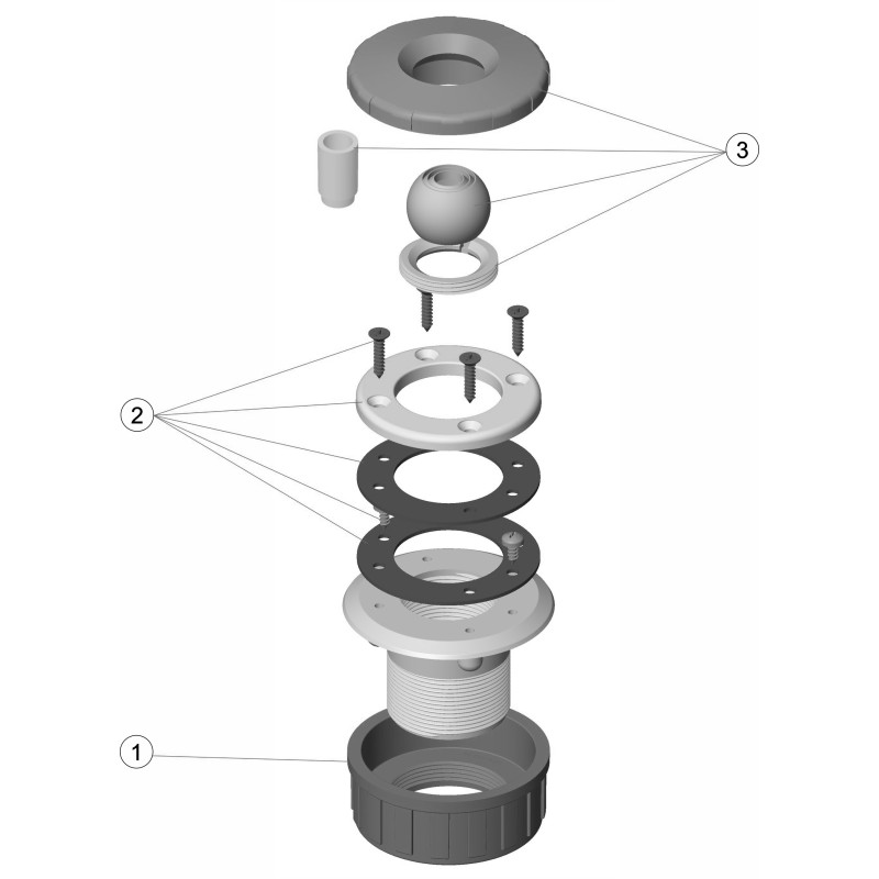 Buse de refoulement MULTIFLOW PRÉFABRIQUÉ/LINER