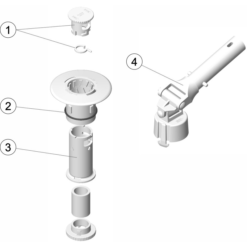 Buse de nettoyage avec garniture NET'N CLEAN