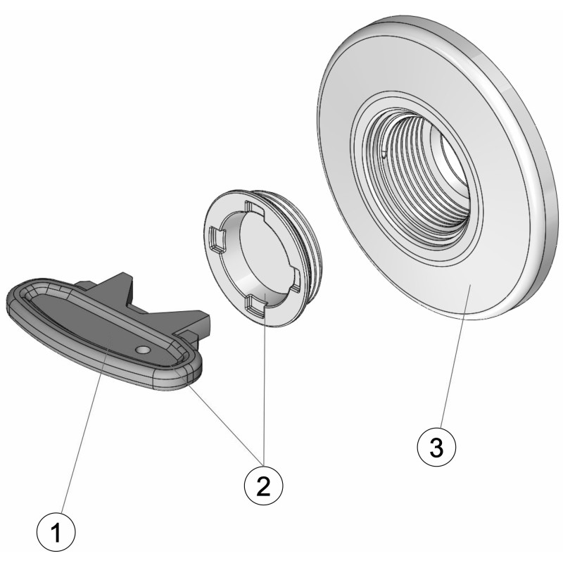 Prise balai à visser 1 1/2"