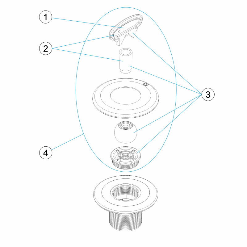Buse de refoulement MULTIFLOW à grille