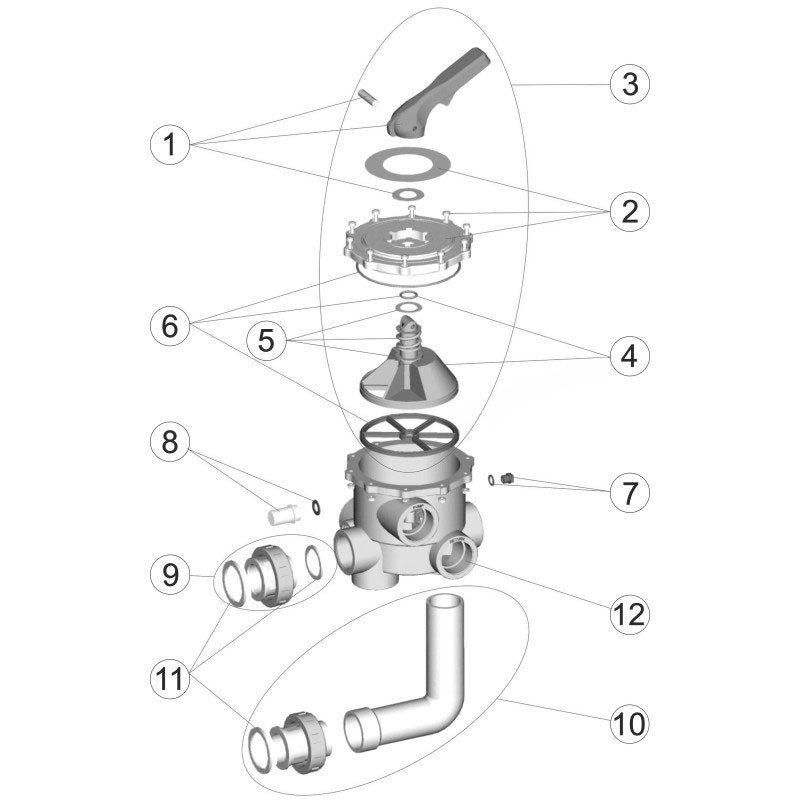 Vanne SIDE 1 1/2" et 2" avec liaisons