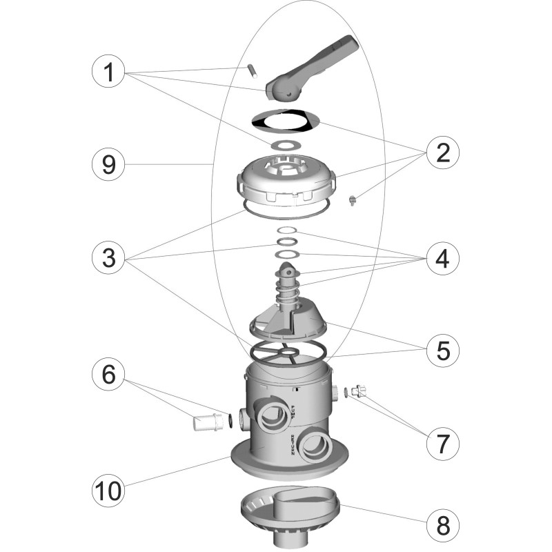 Vanne ASTER, UVE TOP 1 1/2"