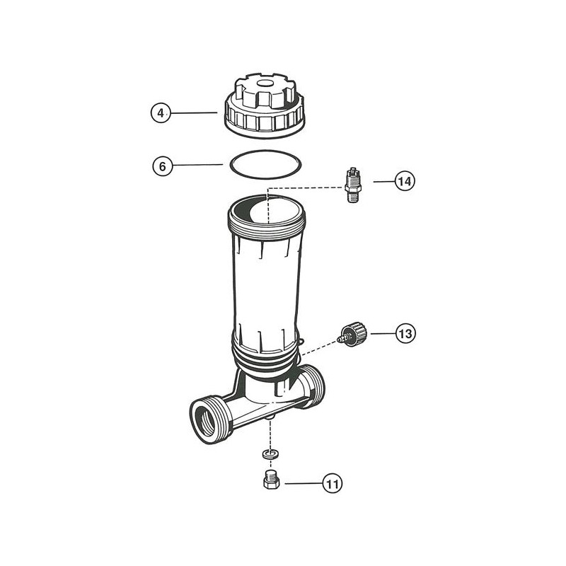 Distributeur de Chlore In-Line 2.5 kg