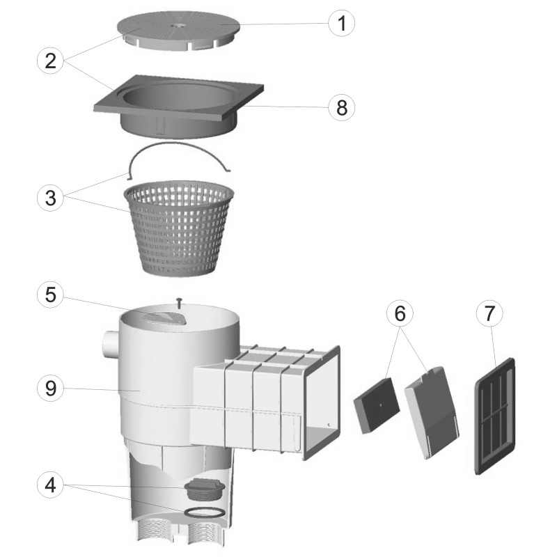 Skimmer PM BETON