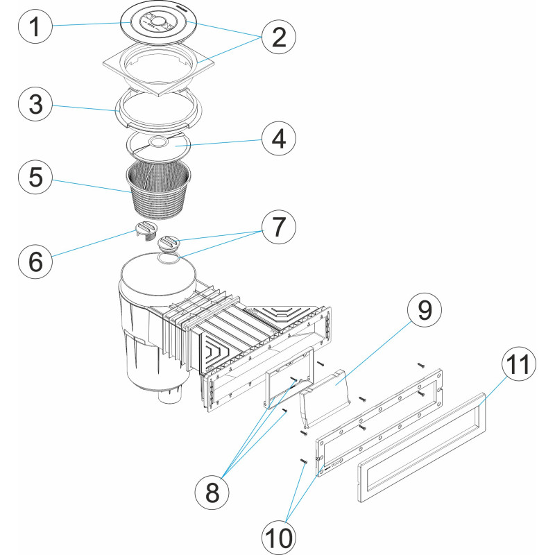 Skimmer 17,5L SLIM XXL LINER