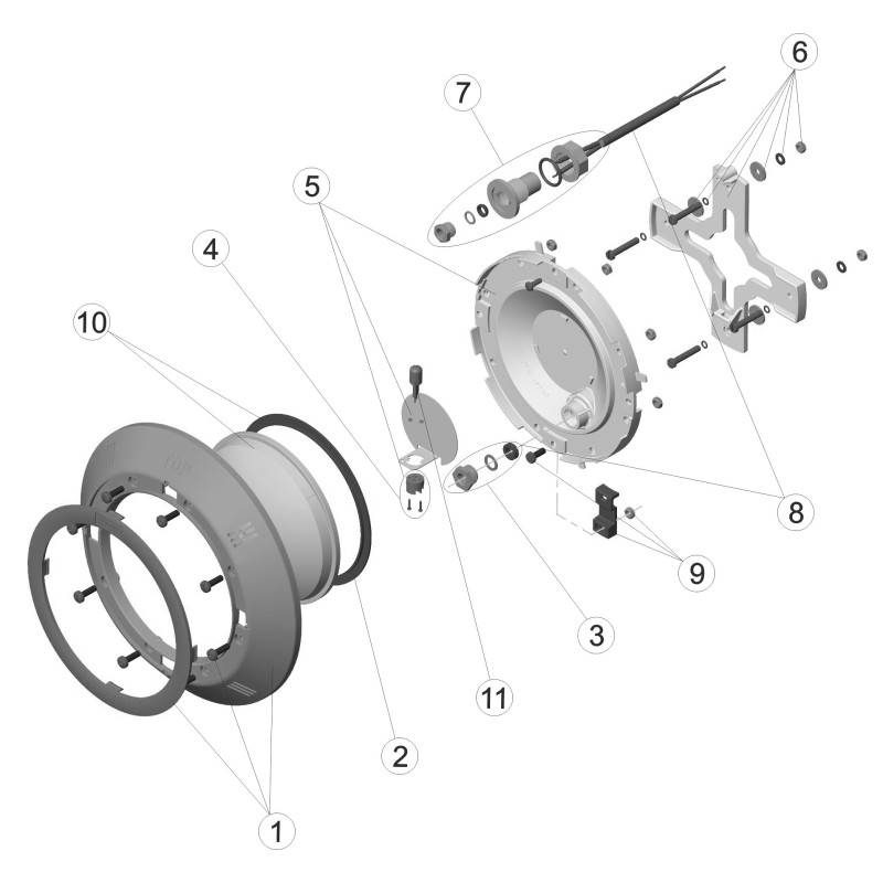 Projecteur PRÉFABRIQUÉ