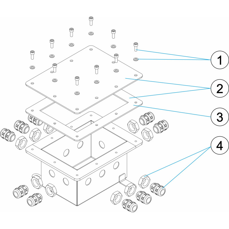 Boîtier de connexion multiport