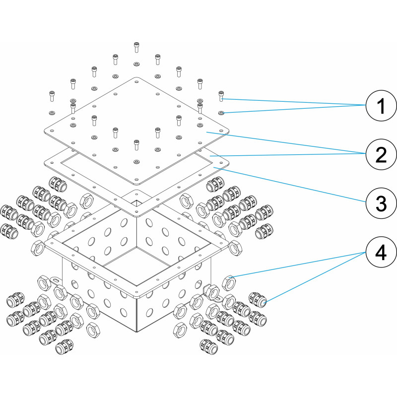 Boite de connexion multiport