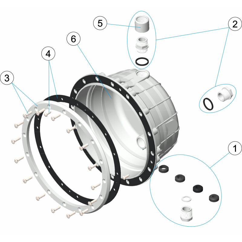 Niche de projecteur STANDARD préfabriqué