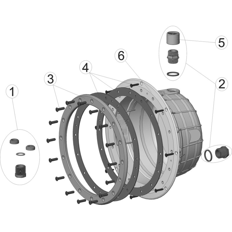 Projecteur NF avec inserts