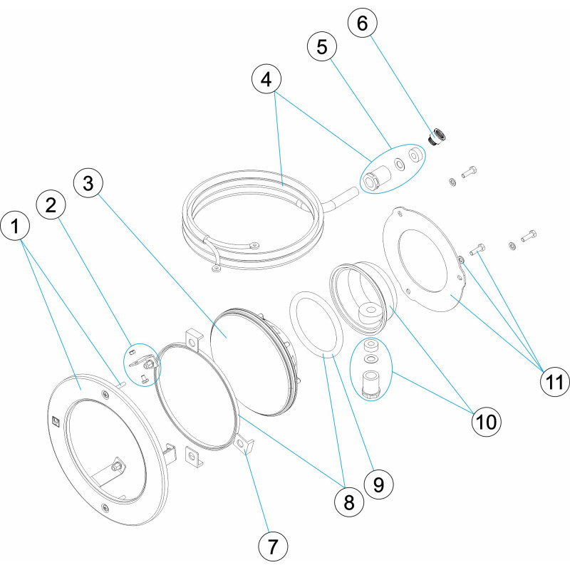 Projecteur Ø 250 incandescent