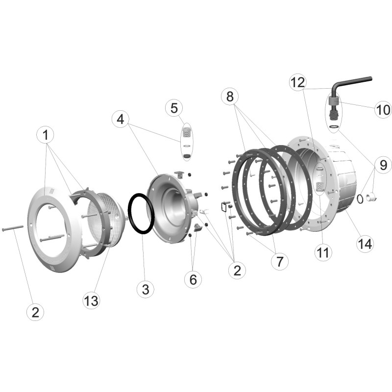 Projecteur STANDARD avec inserts PRÉFABRIQUÉ