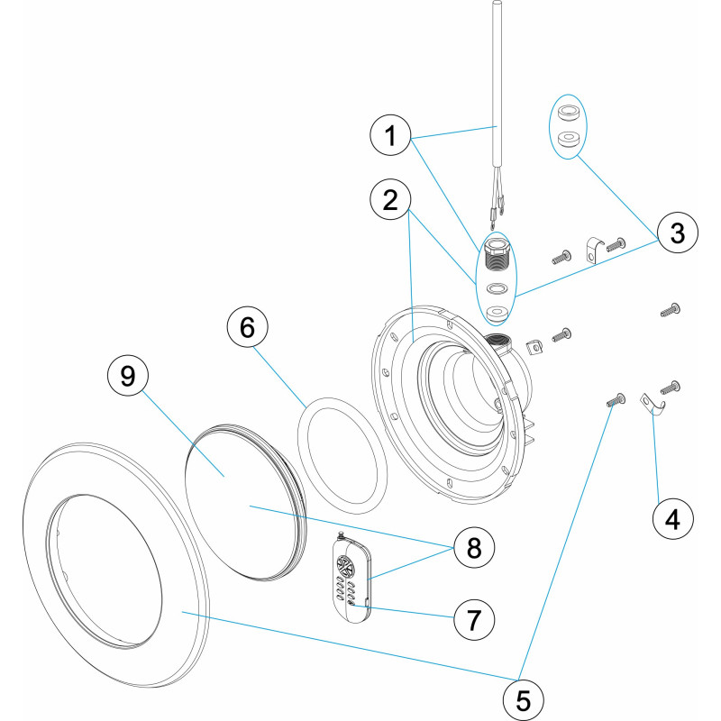 Projecteur AQUASPHERE LED PAR56