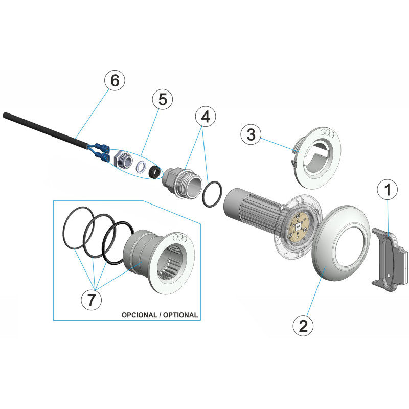Projecteur led LUMIPLUS MINI 3.13 option niche