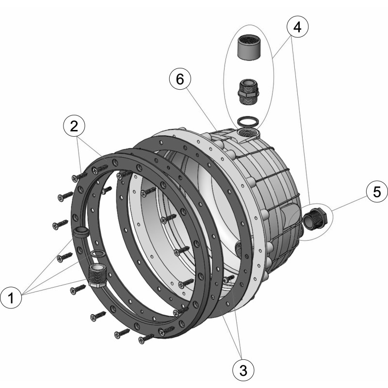 Niche de projecteur STANDARD préfabriqué