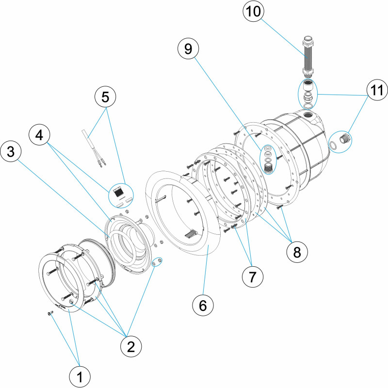 Projecteur orientable parker LINER