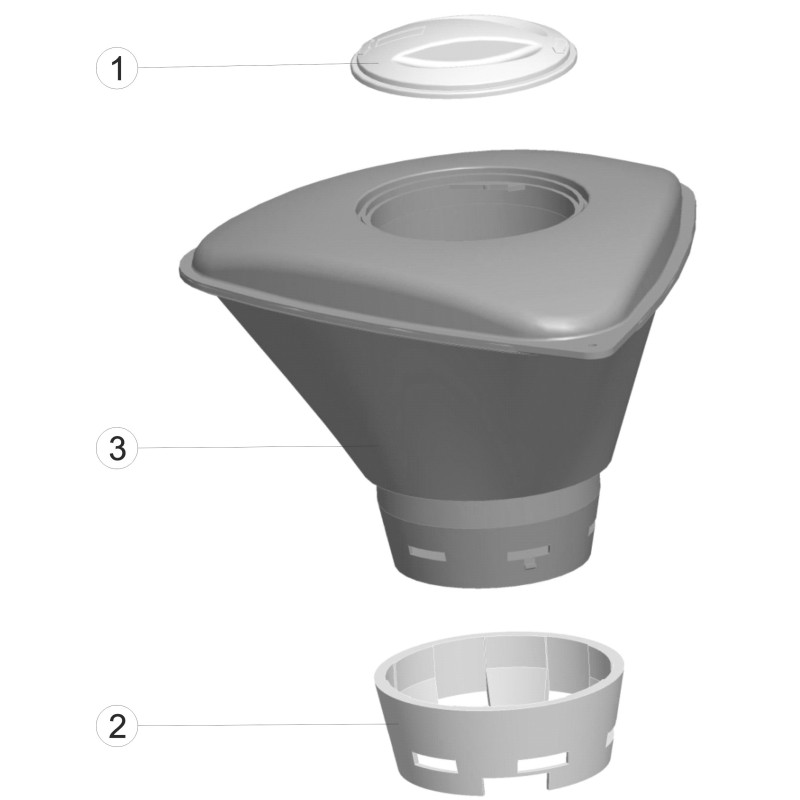 Diffuseur flottant de chlore