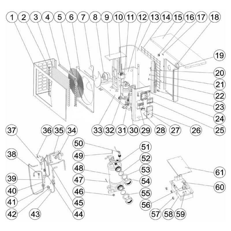 Pompe à chaleur BERING INVERBOOST 5, 7, 9, 11