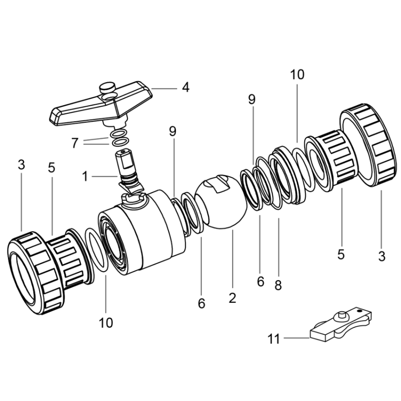 Vanne Ø 63 - PN16