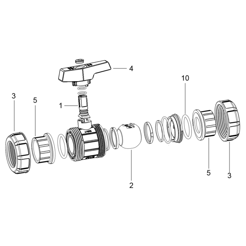 Vanne Ø 63 e-QUA - PN12
