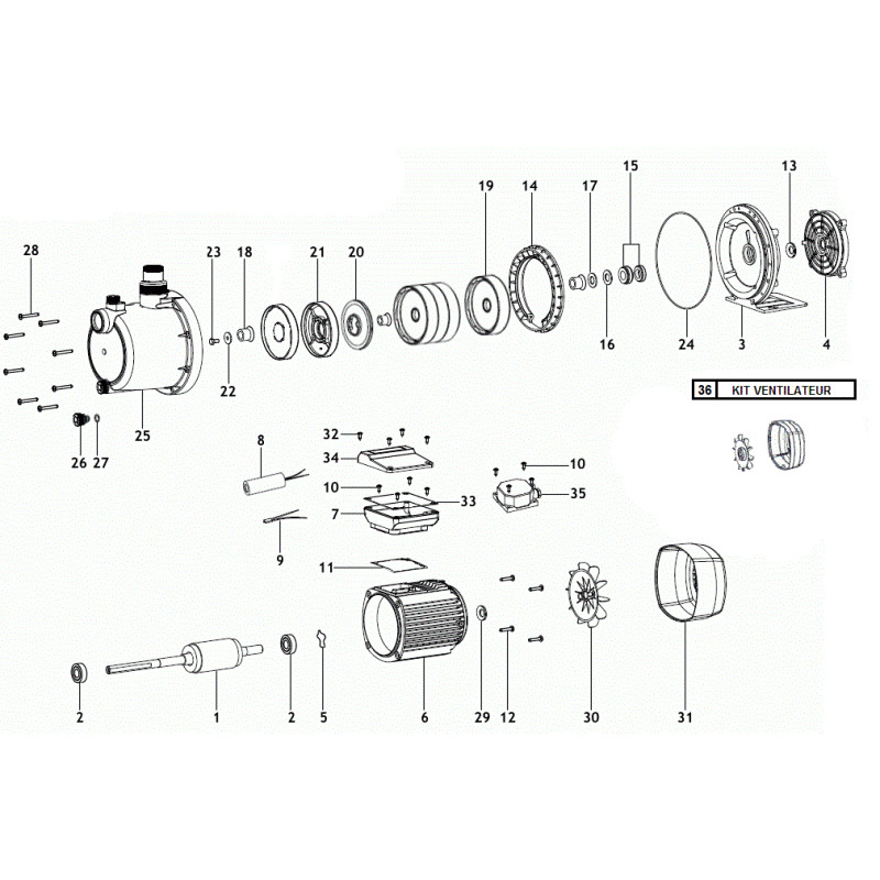 Surpresseur MULTIPOOL N