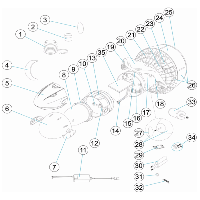 Seascooter RDS 250 - 280 - 300