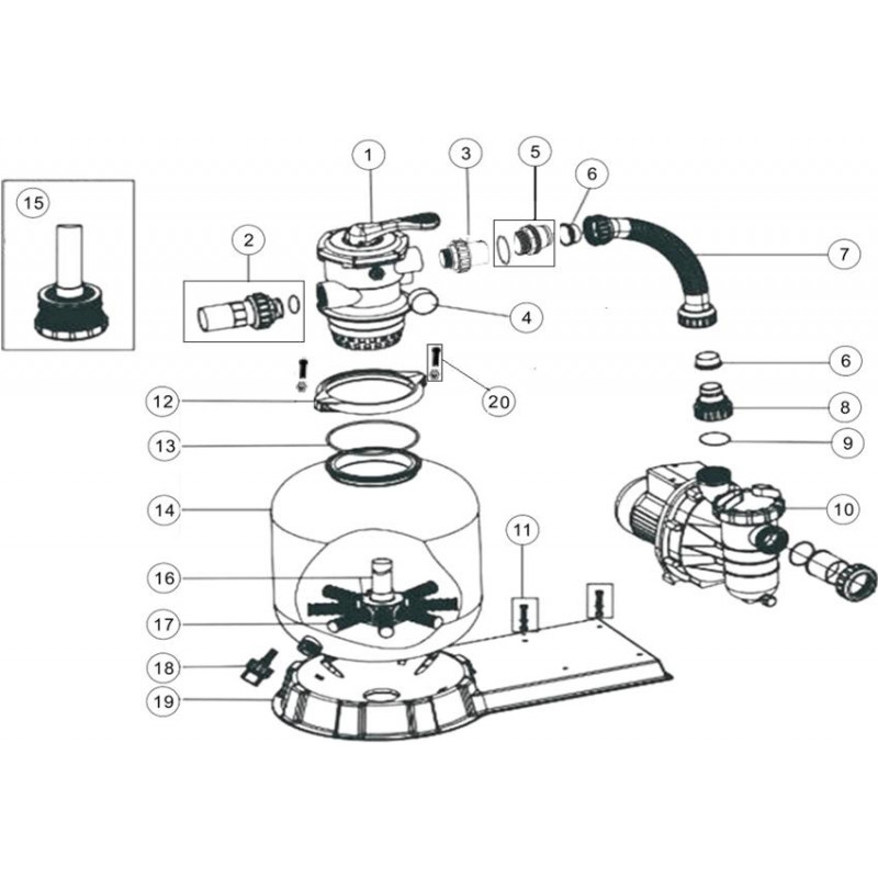 Platine de filtration FSP