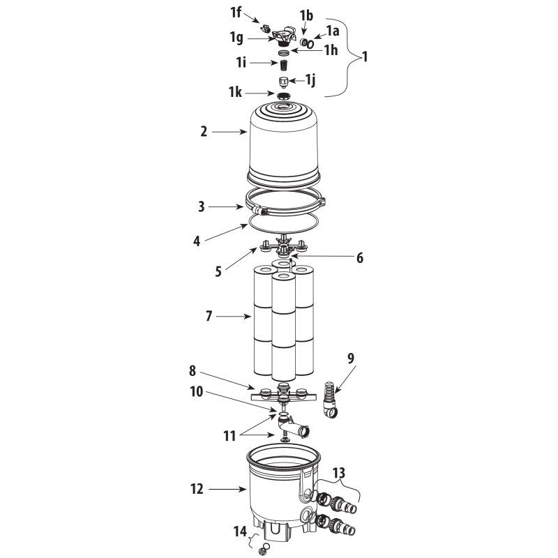 Filtre à cartouche CRYSTAL WATER