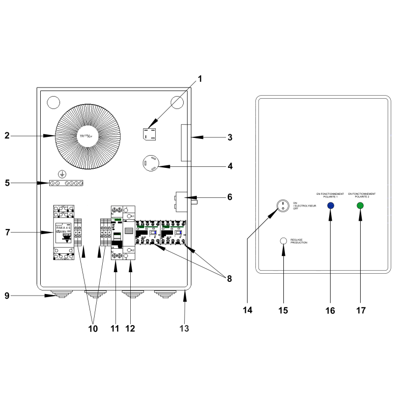 Electrolyseur électromécanique ELECLINE