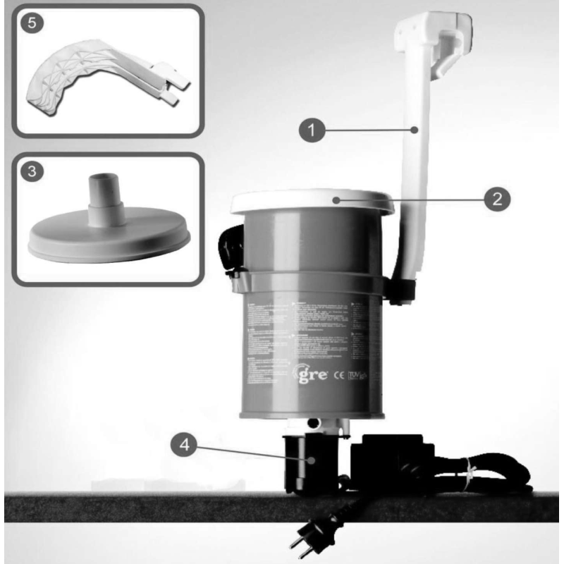 Skimmer flottant AR-124