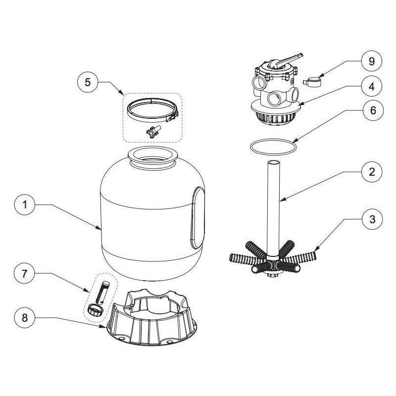 Filtre CRISTAL-FLO Top (Clear Pro). ALBAKING