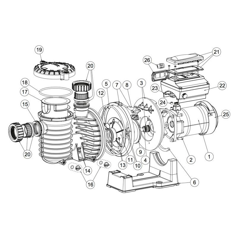 Pompe Intelliflo SW5P6R VSD