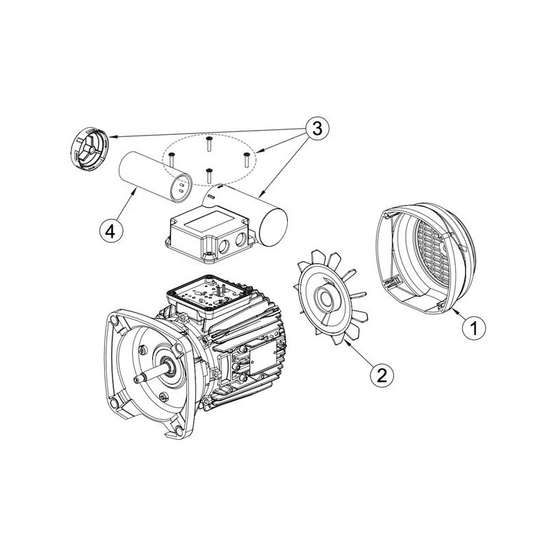 Moteur de pompe Sta-Rite ATB