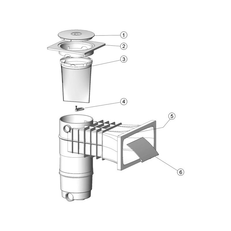 Skimmer Elegance Jumboskim Béton