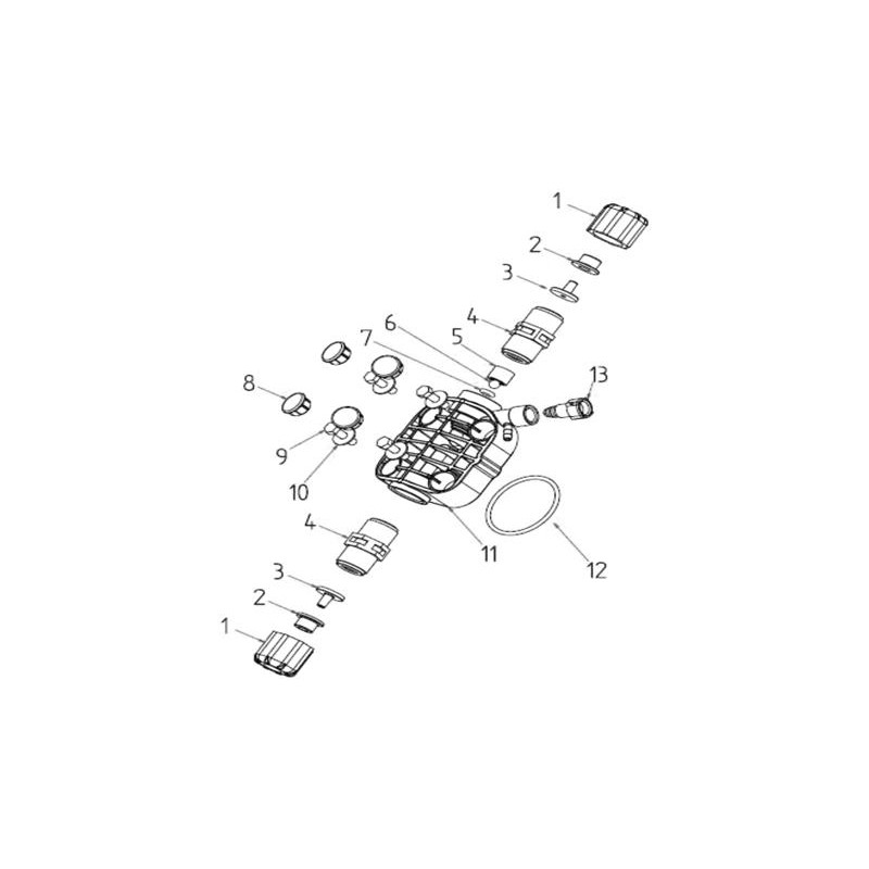 Tête à membrane PVDF