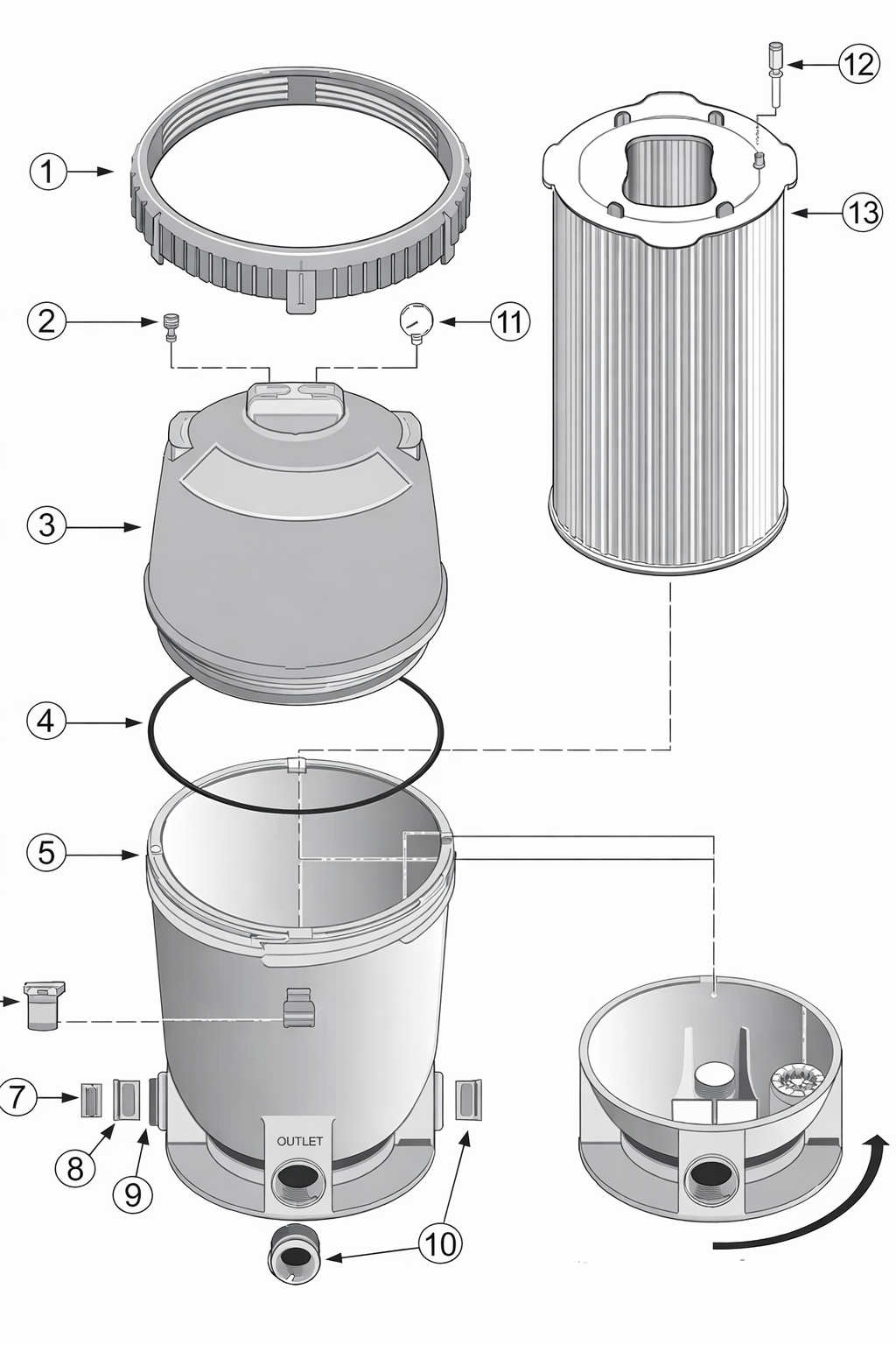 Filtre à Cartouche PLM SYSTEM 2