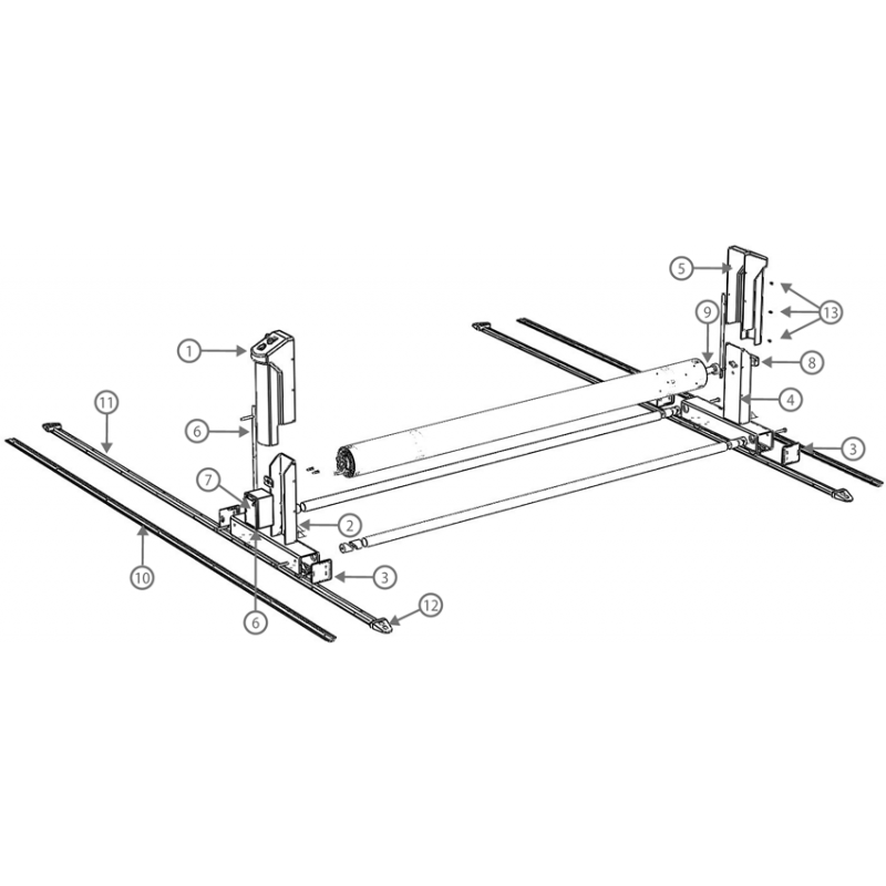 Couverture automatique BAHIA II sur rail