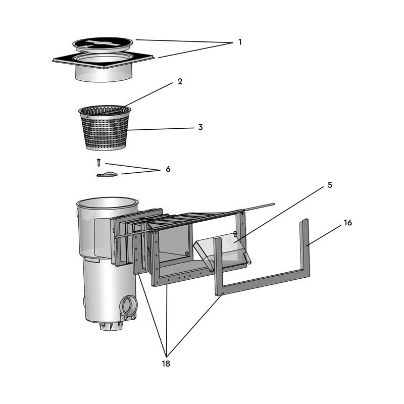 Skimmer MIROIR
