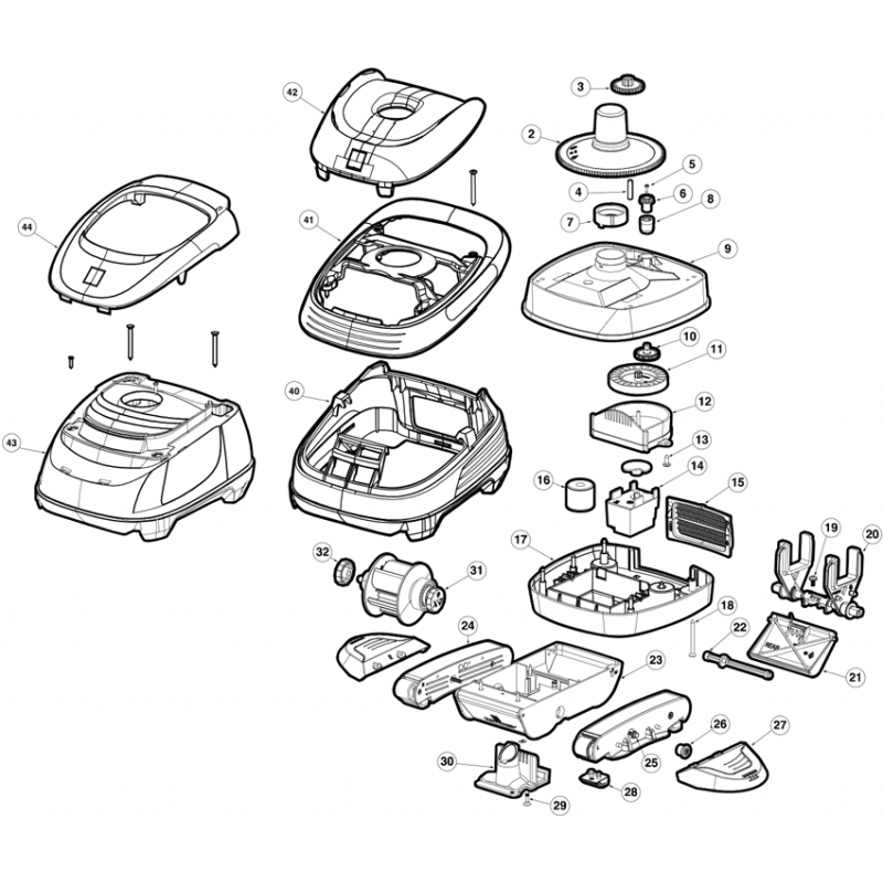 Robot POOL VAC V-Flex, NAVIGATOR V-Flex